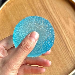 Squishy Blue Ice Ball Maltose Fidgets Đồ chơi chống căng thẳng Mochi Đồ chơi bóp phục hồi chậm để tập thể dục tay