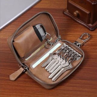 Túi đựng chìa khóa YONDR, Ví chìa khóa ô tô di động cổ điển, Túi đựng chìa khóa thời trang bằng da PU dung tích lớn đa chức năng Sử dụng kinh doanh