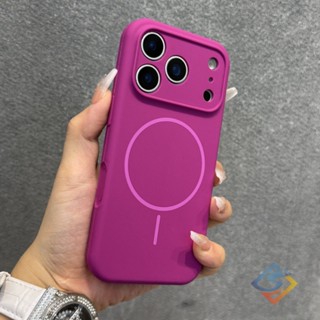 Mới 17 Series Chất Lỏng Giáp Từ Silicon Dành Cho iPhone 17 Pro Max 16 15 14 13 12 Pro Max Ống Kính Máy Ảnh micropyle Vỏ Bảo Vệ Quân Sự Chống Sốc