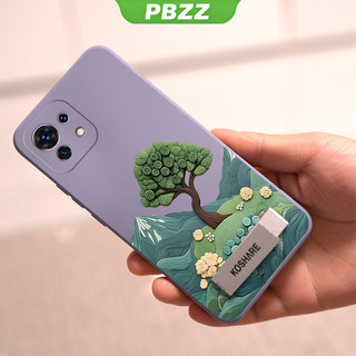 Ốp Lưng Cho Xiaomi mi 11 Lite Xiaomi 11t Xiaomi 11 Lite 5g ne Xiaomi 11t pro Vỏ Điện Thoại Vỏ Mềm Silicon Lỏng Chống Sốc Thiết Kế Mới Cây Thẩm Mỹ Có Giá Đỡ YTCBZJLS01