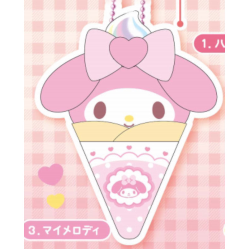 [BTF] Hàng có sẵn Nhật Bản K2 Capsule Toy Sanrio Crepe Mặt dây chuyền Swaddle Hello Kitty dễ thương Bán lại 9AG5