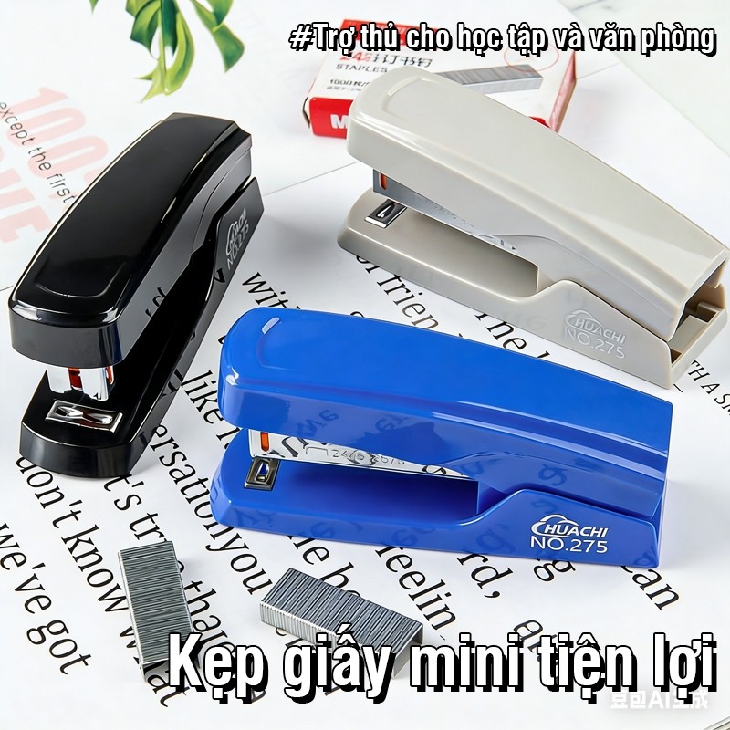 Ghim Bấm Giấy Văn Phòng Phẩm Cao Cấp - Bấm Tài Liệu Chuyên Dụng, Thiết Kế Ưu Việt