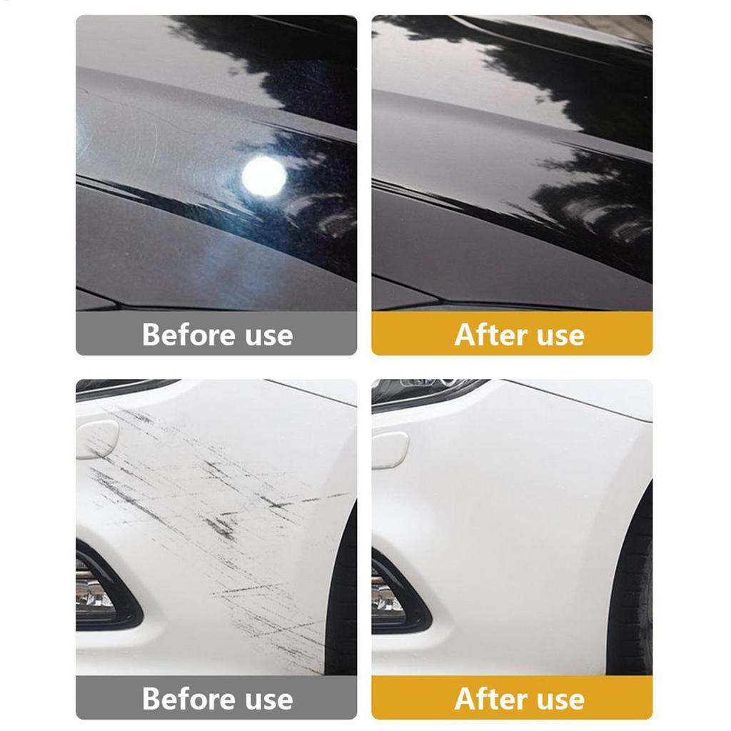 Tẩy vết xước ô tô 100ml Sửa chữa sơn Sáp tẩy vết xước bên ngoài cho ô tô SUV Sedans Budget-Concious pomervn