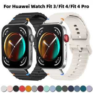 Dây Đeo Silicon Cho Huawei Watch Fit 3 / 4 4 Pro Vòng Tay Đồng Hồ Thay Thế Thể Thao Dây Đeo Đồng Hồ Phụ Kiện
