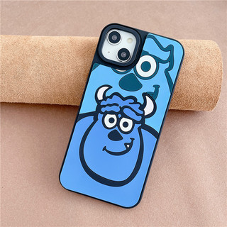 3D Silicone Xanh Lông Quái Vật Hoạt Hình Dễ Thương Vỏ Điện Thoại Cho iPhone 17 16 15 13 14 12 11 7 8 X XR XS