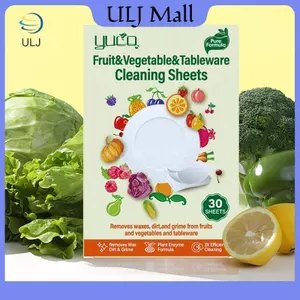 Máy rửa chén ULJ làm sạch rau củ, bộ đồ ăn khử chất tẩy rửa, viên làm sạch nhà bếp