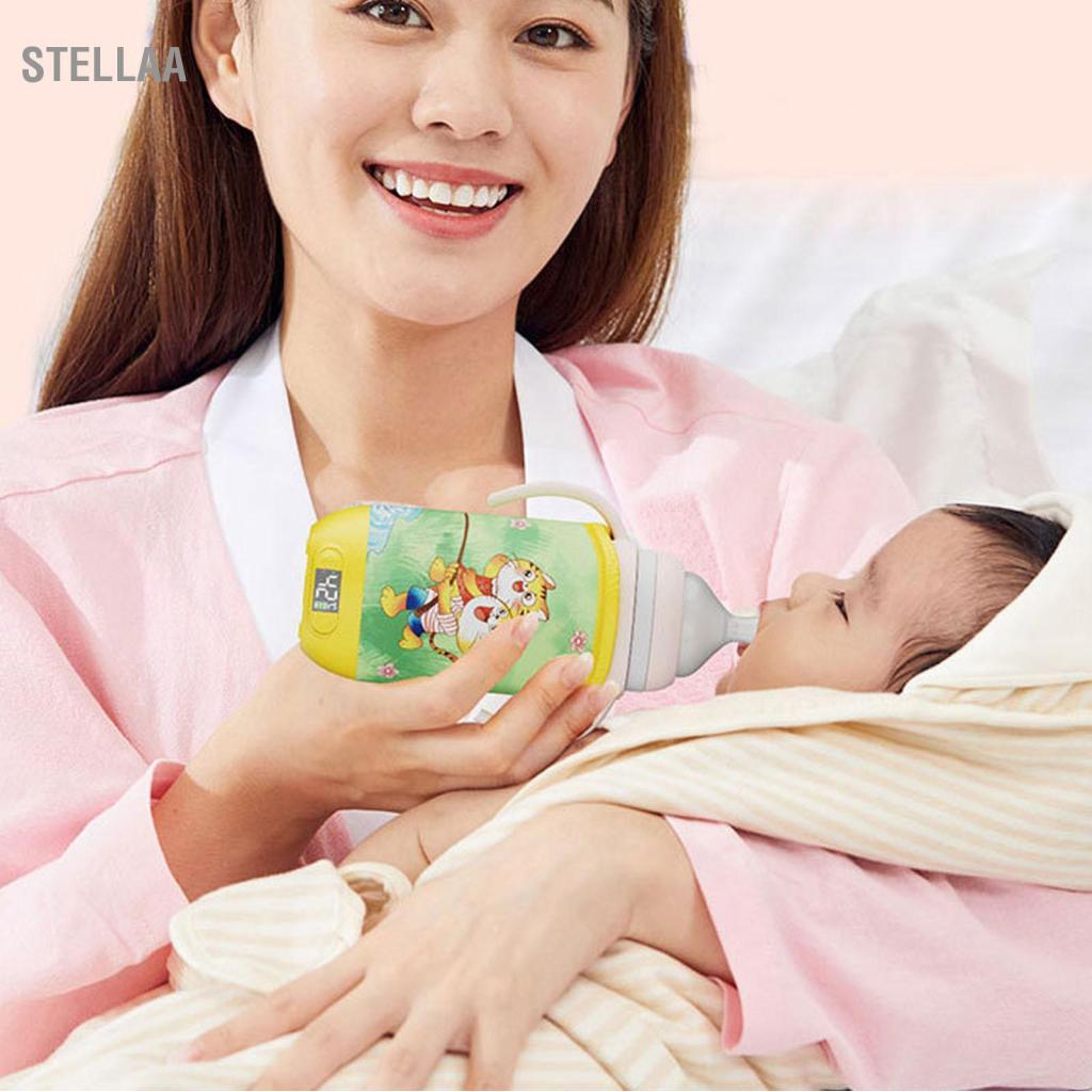 Stellaa Máy hâm sữa Stellaa Đa chức năng Sưởi ấm thông minh Bình sữa cầm tay nhanh có điều khiển nhiệt độ thông minh dành cho du lịch