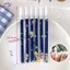 HFTOY 6 Cái / bộ Phim Hoạt Hình Trò Chơi Kawaii Bút Xóa Trung Tính Bút Gel 0.5mm Tay Cầm Có Thể Giặt Đồ Dùng Văn Phòng Trường Học Trẻ Em Văn Phòng ~
