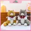 MYPANDA Thực Tế Ragdoll Cat Bapa Sang Trọng Túi Dành Cho Nữ Nơ Dễ Thương Vai Mềm Mại Daypas Quà Tặng Du Lịch.