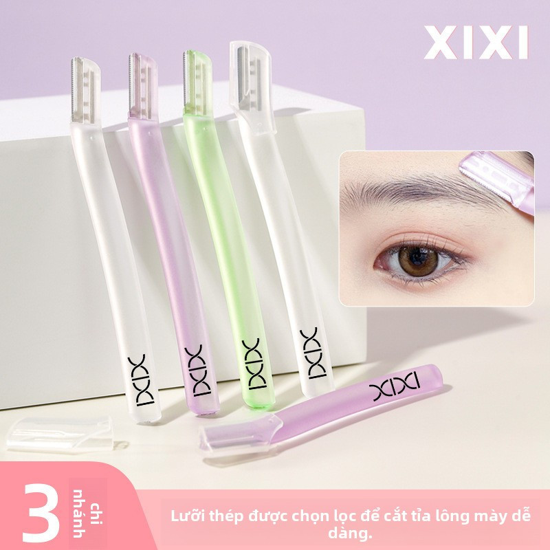 XIXI GJ128 Dao Cạo Lông Mày Mini, Lưỡi Thép Không Gỉ, An Toàn, Dễ Dùng Cho Người Mới