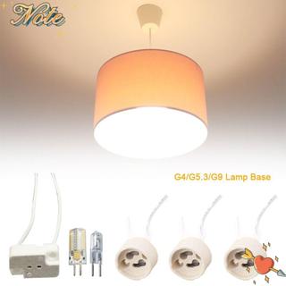 Giá đỡ bóng đèn NOTE1 kết nối dây đầu gốm, dùng cho LED/Halogen G4/G5.3/G9 10cm