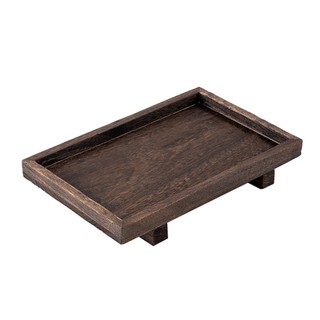 Tấm khay gỗ MEGOCE, Khay đựng đồ phòng tắm đa chức năng phong cách Nhật Bản, Đĩa ăn nhẹ bằng gỗ nguyên khối chịu nhiệt thân thiện với môi trường Khay trà Gongfu Lễ trà