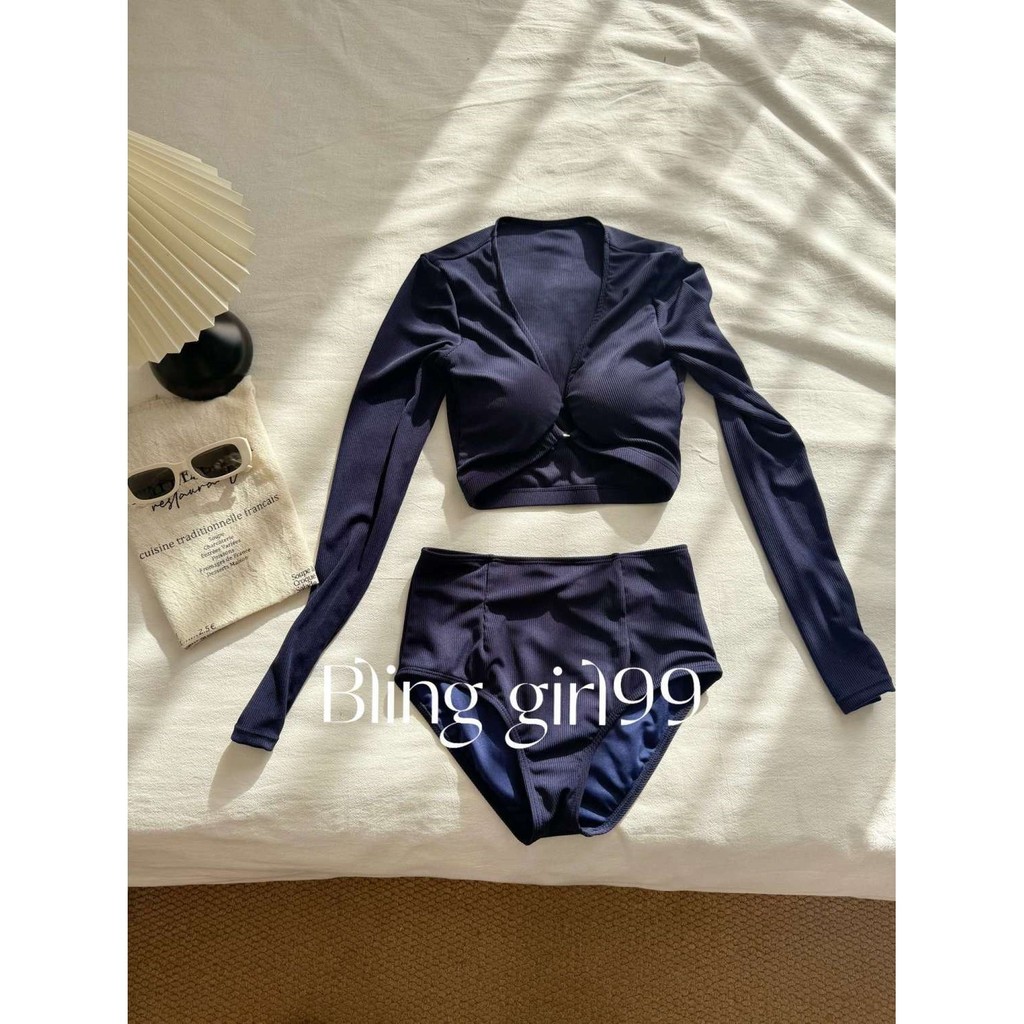 Váy Dài Ba Mảnh Slim-Fit cho Nữ, Phù Hợp Đi Du Lịch và Hot Spring