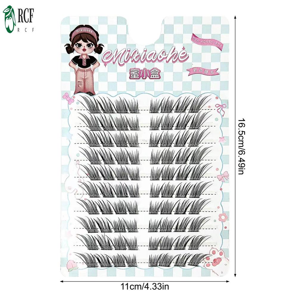 Cụm lông mi không keo 3D DIY - Wispy Fluffy Lash Extension cho các bữa tiệc du lịch