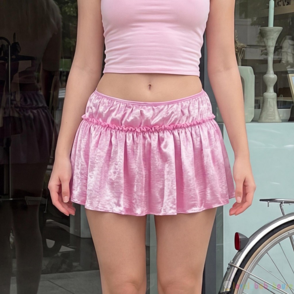 Váy mini ruffles ngắn cho nữ, phù hợp dạo phố và kỳ nghỉ biển mùa hè