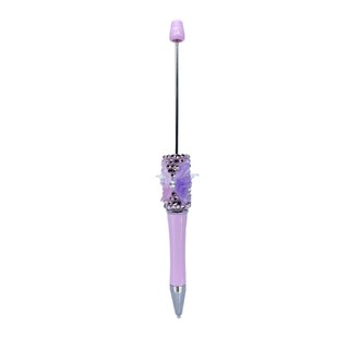 Bút bi đính cườm hình con bướm kim cương sáng tạo, bút bi trung bình 20260327