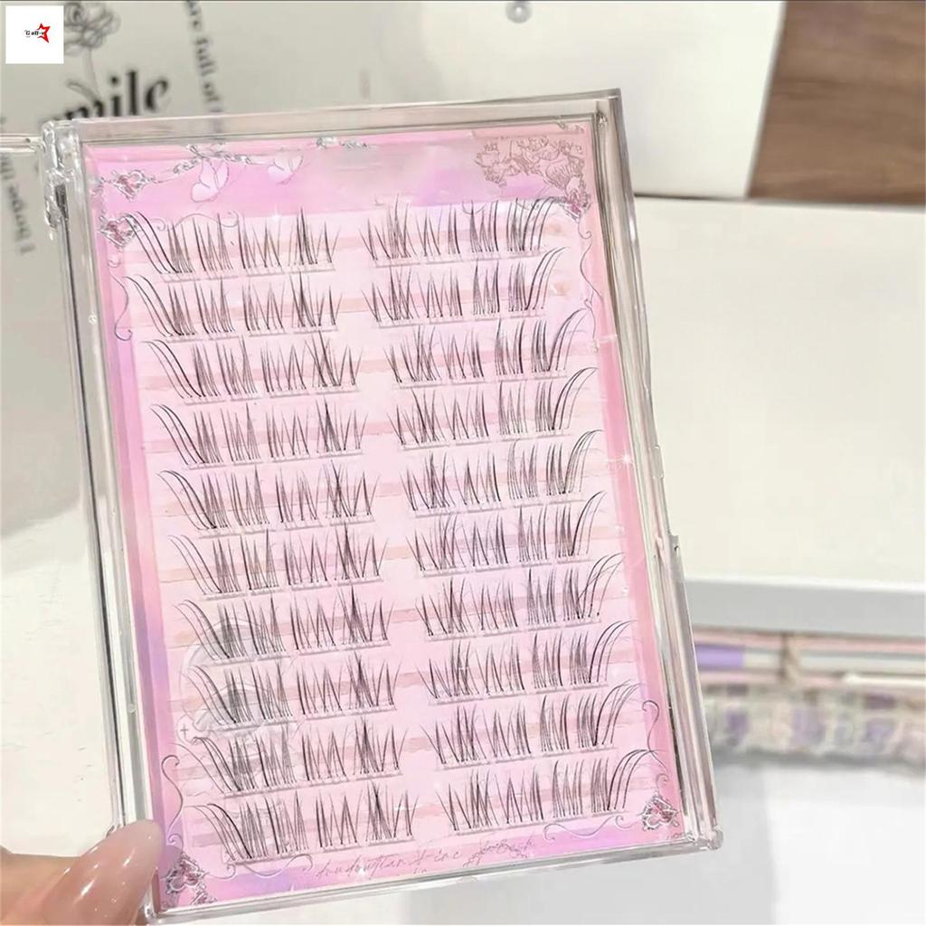 Cụm mi DIY không có nút thắt - Lông mi giả không chứa keo cho người mới bắt đầu