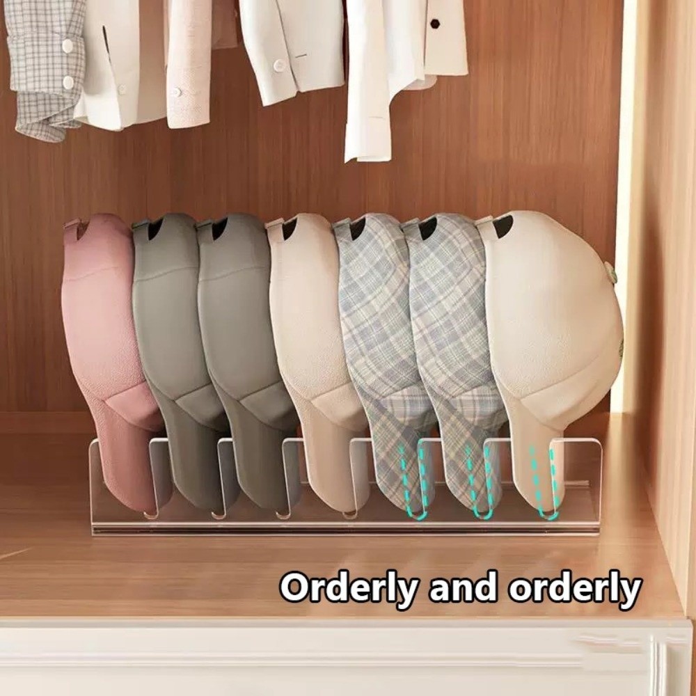 Giá đỡ mũ bóng chày CHEESELY, Dụng cụ sắp xếp mũ acrylic tiết kiệm không gian, Chất lượng Không cài đặt Mũ bóng chày Hiển thị Mũ bóng chày
