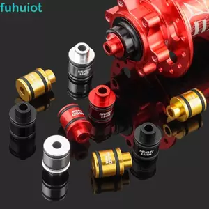 FUHUIOT - Hub Xe Đạp và Adapter Trục Xuyên Tâm Hợp Kim Nhôm, Bộ Chuyển Đổi Bền Bỉ cho Đường Kính 12/15 mm, Công Cụ Sửa Chữa Đa Năng