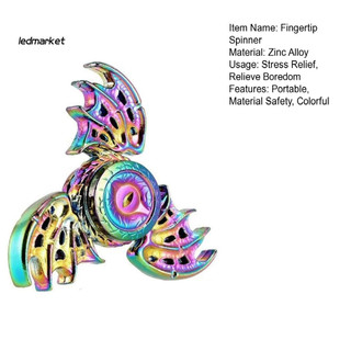 (Ledmarket) Đồ chơi Spinner Fidget Ba lá Nhiều màu sắc Con quay hồi chuyển xoay được mới lạ Chống lo âu Đồ chơi giác quan Trẻ em Đầu ngón tay Fidget Quay Top Đồ chơi Quà tặng giảm căng thẳng