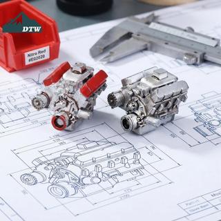 DTW 1: 64 Mô Phỏng Động Cơ Micro Garage Cảnh Đồ trang trí Thực Tế Bàn Cát Trang Trí Cho Xe Đồ trang trí Diorama Phong Cảnh Thể Thao