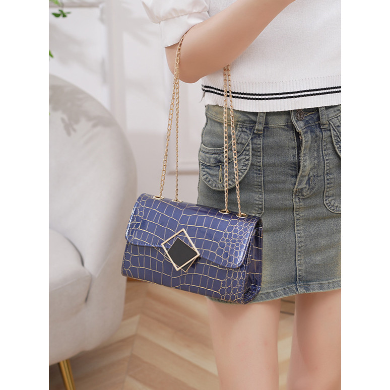 Túi đeo vai đa năng PU dập nổi thời trang mới dành cho nữ