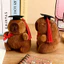 Capybara Dễ Thương Với Mũ Tốt Nghiệp Búp Bê Sang Trọng Quà Tặng Tốt Nghiệp Cho Bạn Bè Túi Mặt Dây Chuyền Móc Khóa Đồ Chơi Nhồi Bông