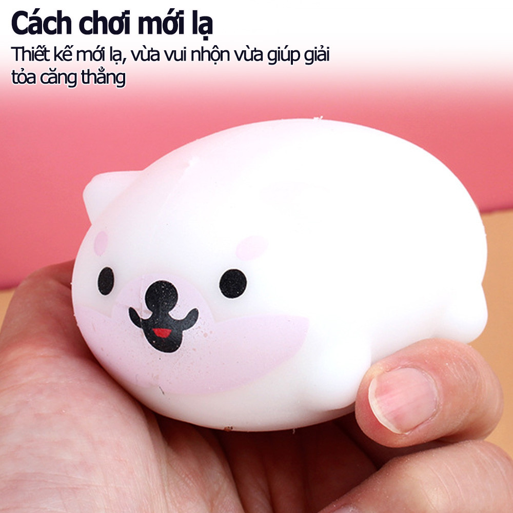 Đồ chơi giảm căng thẳng cho trẻ em và người lớn, đồ chơi Shiba Inu giảm stress, đồ chơi bóp mềm chống lo âu.
