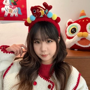 Năm Mới Băng Đô Lễ Hội Sang Trọng Búp Bê Phụ Kiện Tóc Băng Đô Phụ Kiện Tóc Trẻ Em