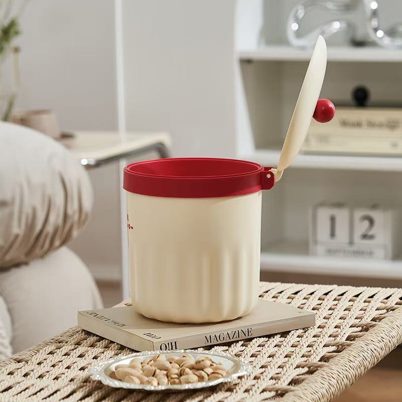 Phong Cách Để Bàn Thùng Rác Thời Trang Phòng Khách Dễ Thương Vỏ sò Nhỏ Thùng Rác Hộ Gia Đình Đồ lặt vặt Thùng Chứa Mini 26.1.7 YZT3