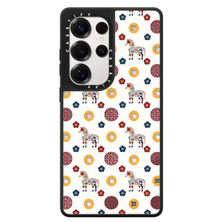 Từ Điểm Sóng Ngựa Gương Cứng Phone Case Dành Cho Samsung Galaxy S25 24 23 UItra S25 24 23 Plus Vỏ Bảo Vệ Chống Sốc
