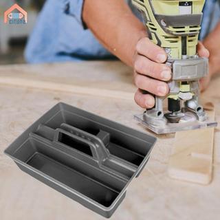 Khay đựng đồ vệ sinh có tay cầm - Giỏ đựng đồ màu xám 15x10.8x4.5inch