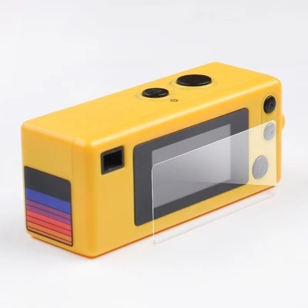 GILL cho màn hình kính cường lực máy ảnh Kodak, Tấm bảo vệ màn hình máy ảnh kỹ thuật số trong suốt 9H, Quà tặng Móc khóa Phụ kiện máy ảnh di động Phim thủy tinh cho Kodak Charmera