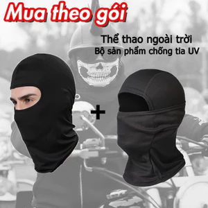 Mặt nạ Balaclava đa năng - Trùm đầu đi xe đạp và câu cá, bảo vệ da khỏi tia cực tím