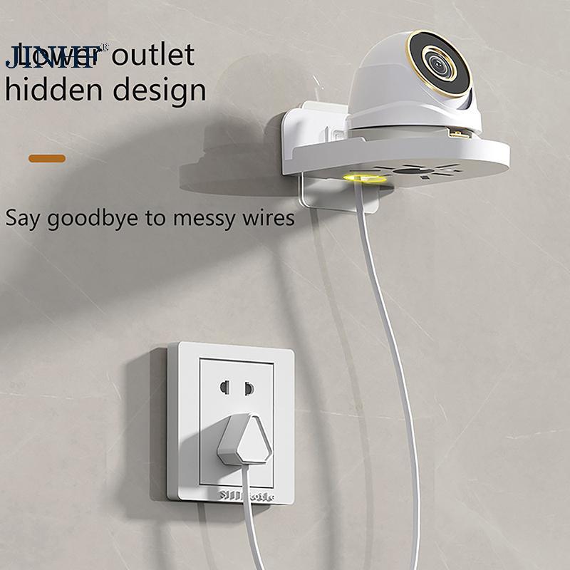 JINHF Giá đỡ Camera giám sát an ninh không cần đục lỗ Giá đỡ gắn tường không dấu vết mới tại nhà Máy cố định không cần khoan tự dính HOT