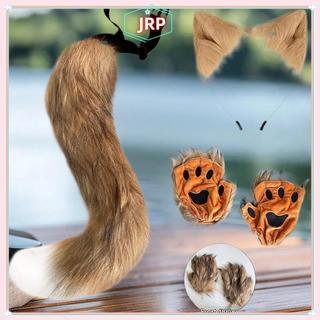 JRP Đuôi Cáo và Găng Tay Paw - Phụ Kiện Cosplay Dễ Thương Cho Tiệc Halloween