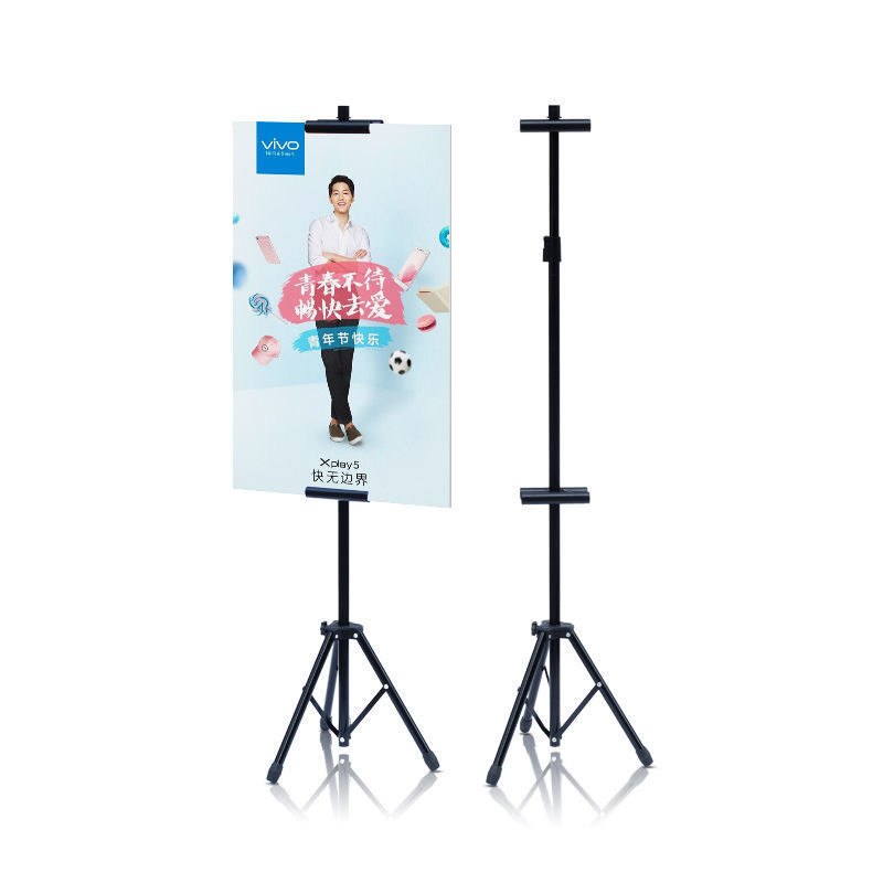 Giá Vẽ 3 Chân Cao Cấp - Giá Treo Poster 2 Mặt, Gấp Gọn & Điều Chỉnh Độ Cao, Cho Hội Chợ, Siêu Thị, Tiệc Cưới