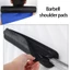 Shas NonSlip Barbell Đệm Miếng Lót Bảo Vệ Cho Vai Miếng Bọt Biển Dày Đệm Ma Thuật Dây Đeo An Toàn Tập Gym Equipm