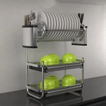 Kệ Đựng Chén Bát Đặt Bồn Rửa, Kệ Gia Vị Treo Tường Inox Cao Cấp [ 009 013 015...] , chuyên đồ nội thất cho gia đình — ảnh 5