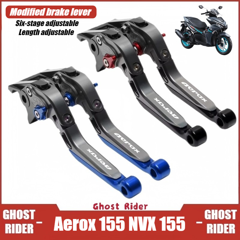 Dành Cho Xe YAMAHA Aerox 155 NVX 155 V1 V2 V3 2017 – 2025 CNC Có Thể Điều Chỉnh Phanh Ly Hợp Đòn Bẩy Sửa Đổi Xe Máy Tay Cầm Đòn Bẩy