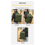 🏕️ Ba Lô Chiến Thuật 50L Vải Oxford | Kháng Mài Chống Thấm, Nhiều Ngăn Chia Lưu, Dùng 3 Dạng (Đôi Vai/Đơn Vai/Chịu Tay), Dành Cho Leo Núi, Cắm Trại & Câu Cá — ảnh 8
