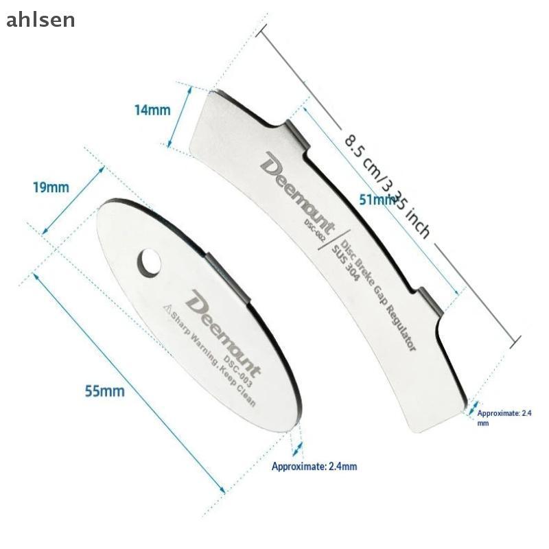Ahlsen 4 / 8 Chiếc Má Phanh Đĩa Điều Chỉnh Căn Chỉnh Công Cụ Tấm Phanh Cánh Quạt Phanh Điều Chỉnh Miếng Lót Đi Xe Đạp Công Cụ Sửa Chữa PH