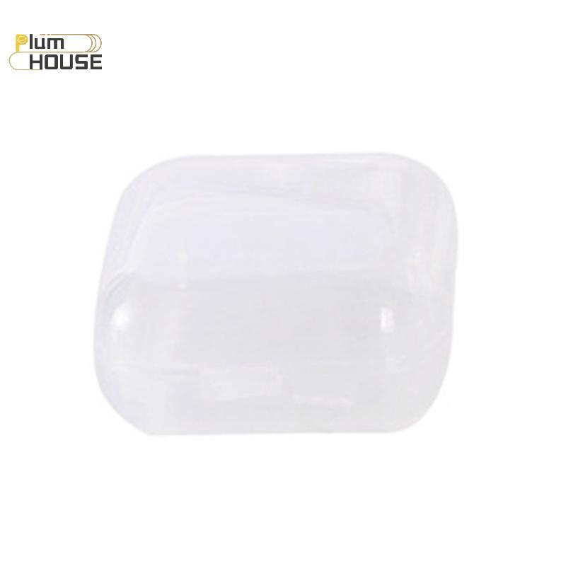 PlumHOUSE 10 Chiếc Hộp Bảo Quản Mini Hộp Nhựa Vuông Trong Suốt Hộp Đựng Rỗng Có Nắp Trang Sức Chia Sẻ Bảo Quản Cho Hạt Nhỏ Trang Sức Nút Tai Thuốc Hoặc Bất Kỳ Tiện Ích Thủ Công Nhỏ Khác VN