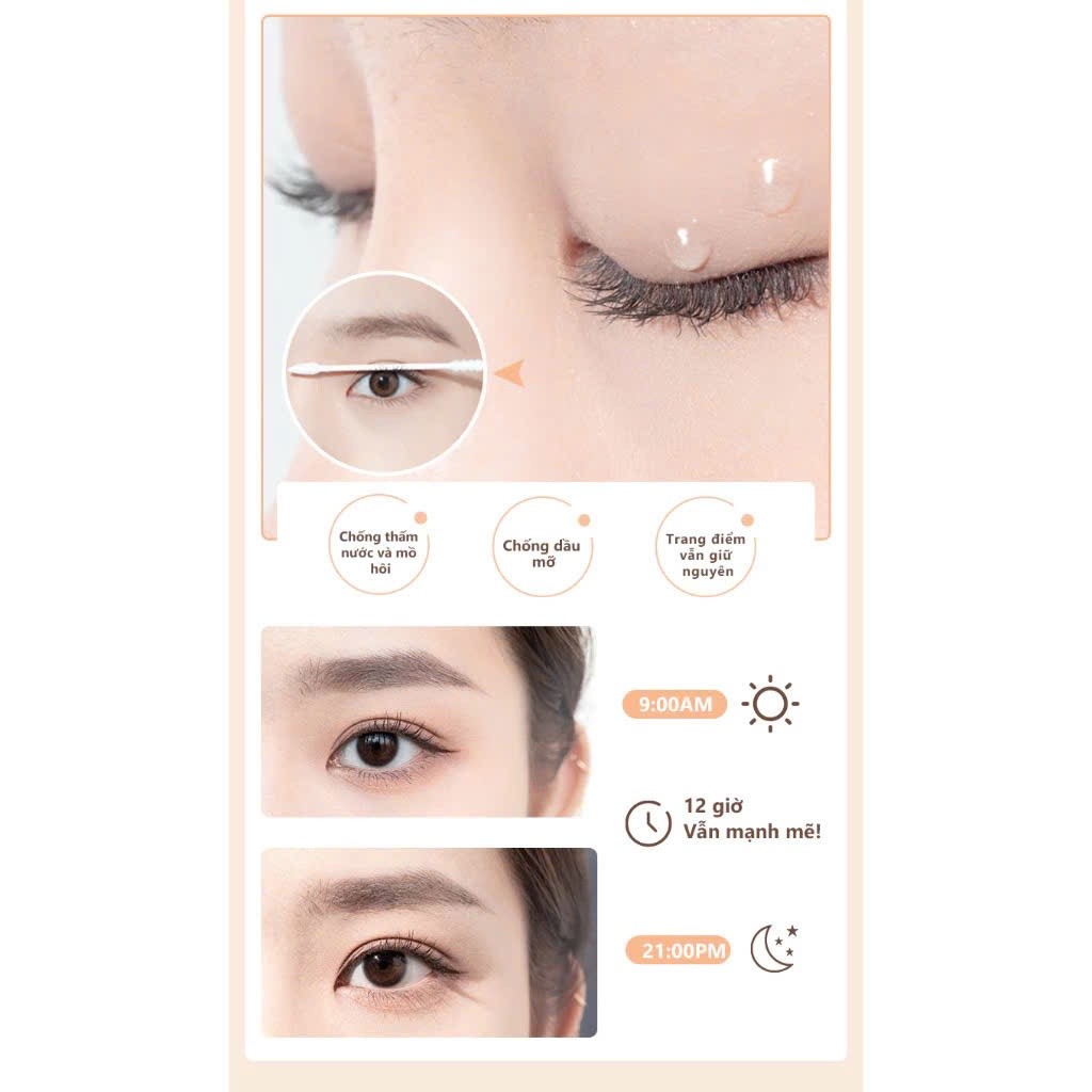 Mascara UKISS Chống Thấm Nước Không Lem Đầu Cọ Mảnh Chuốt Dài Và Cong Mi Giữ Lông Mi Cong Dài Tự Nhiên 5g