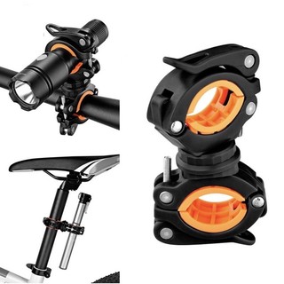 Giá đỡ kẹp đèn pin xe đạp, 2 đầu xoay 360 đa năng - Giá đỡ kẹp đèn pin xe đạp，2 đầu ， Xoay 360