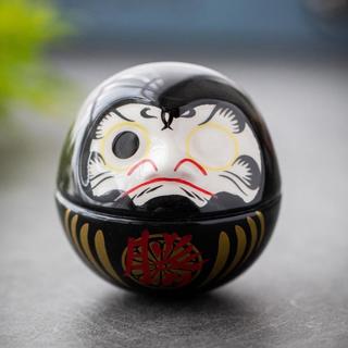 GOAY Gốm Daruma Tượng Daruma Tumbler Thủ Công Phong Cách Nhật Bản May Mắn May Mắn Trang Trí Phong Cảnh Trang Trí Nhà Phụ Kiện Quà Tặng VN
