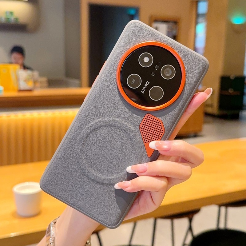 Ốp Điện Thoại Cho Honor X9D X9C Smart Magic 6 7 8 Pro / Lite X70 X60 GT Pro Vỏ Da Tản Nhiệt Ống Kính Kim Loại Bảo Vệ Chống Bẩn / Rơi