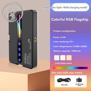 2025 RGB LED Camera Điện Thoại Video Fill Light Full Color Sạc Có Thể Điều Chỉnh Độ Sáng Sống Vlog Chụp Ảnh Ảnh Studio Đèn