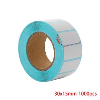 [Vận chuyển nhanh] GILDEDHOMIN 1000 cái / cuộn Nhãn dán nhiệt Giá siêu thị tiện lợi Nhãn gói thẻ trống