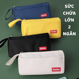 Túi đựng bút basic đa dạng màu sắc, ngăn lớn và ngăn nhỏ tiện lợi, sản phẩm giá rẻ chất lượng tốt cho học sinh